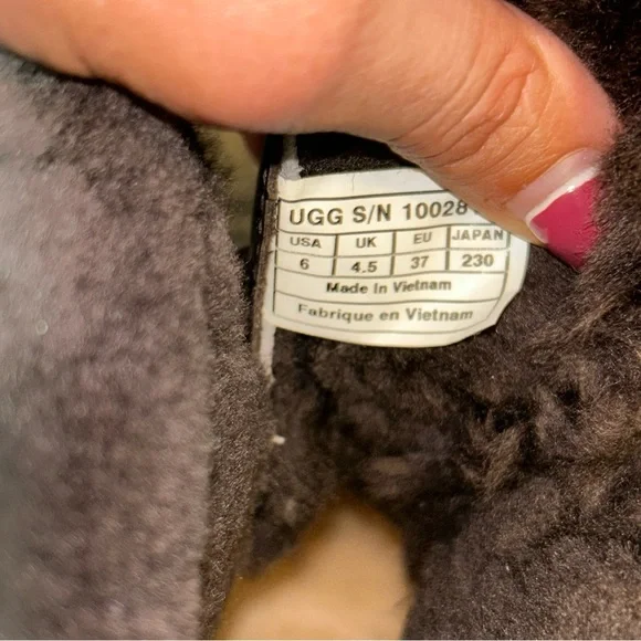 UGG Women's Dark Brown and Leopard Print Winter Boots - Picture 11 of 11